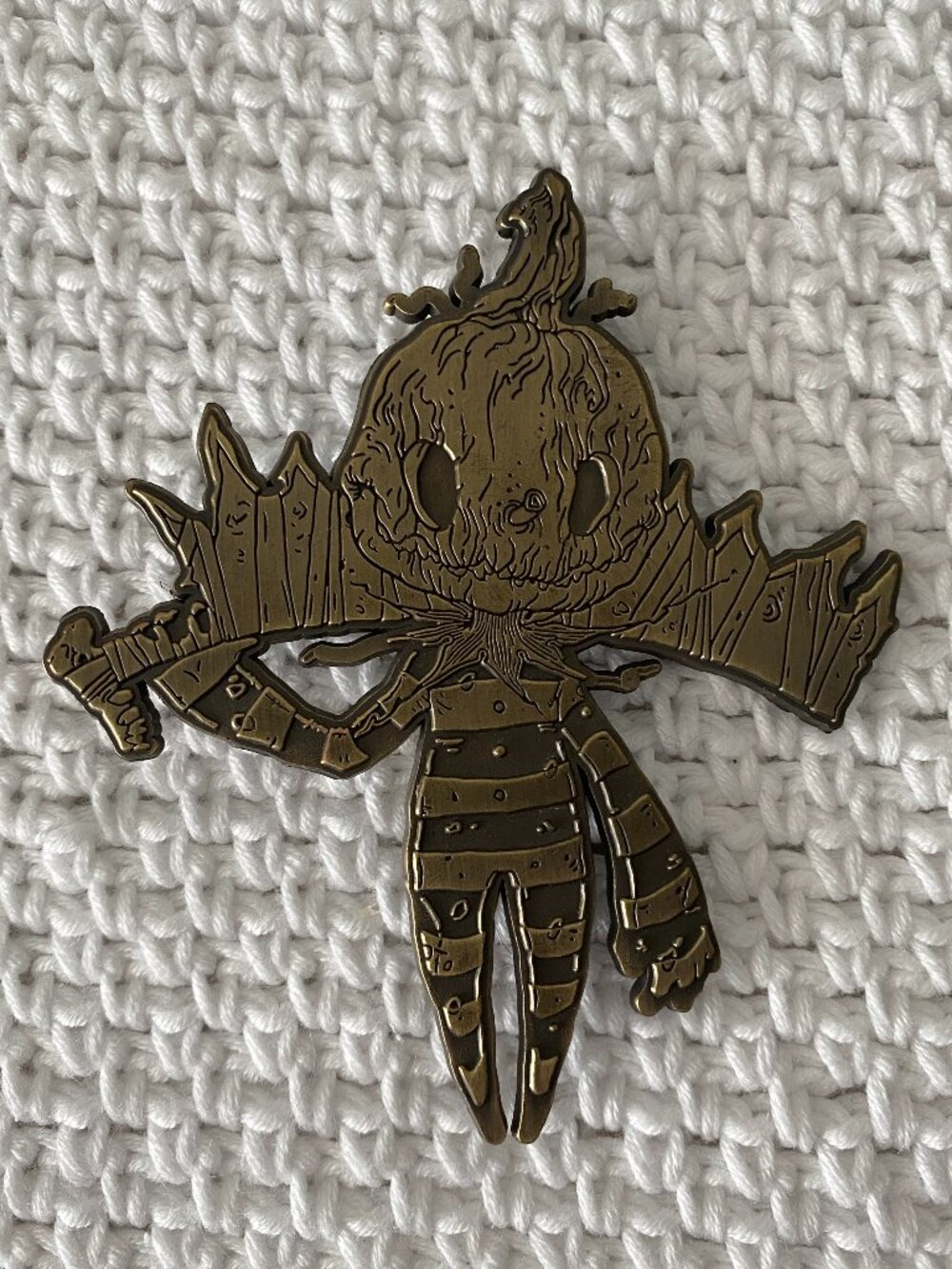 Vonnart (Timothy Von Rueden) "Pumpkin Butcher" Metal Pin